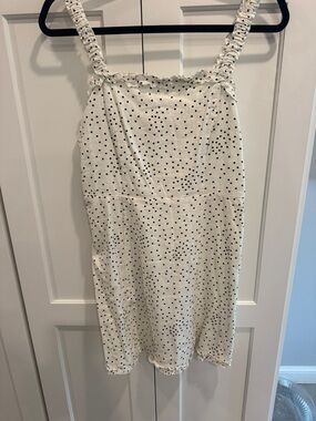 Urban Outfitters White Polka Dot Sundress